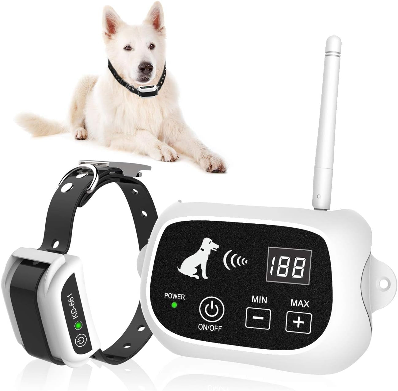 Latest Dog Fence Wireless System, Pet Containment System, Pets Dog Containment System Boundary Container with IP65 Waterproof Dog Training Collar Receiver